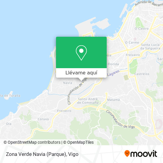 Mapa Zona Verde Navia (Parque)