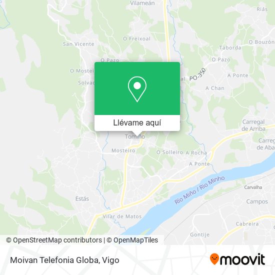 Mapa Moivan Telefonia Globa