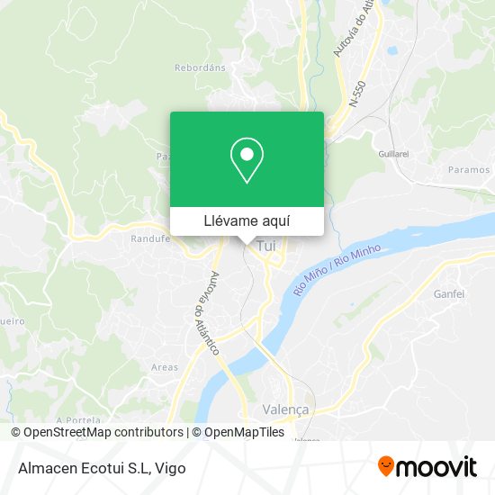 Mapa Almacen Ecotui S.L