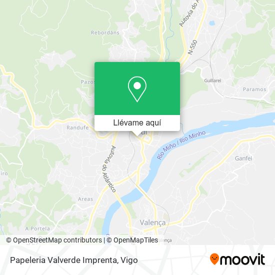 Mapa Papeleria Valverde Imprenta