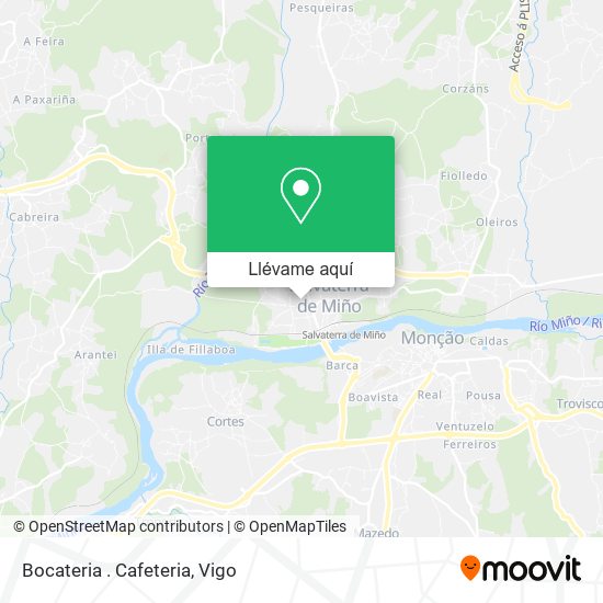 Mapa Bocateria . Cafeteria