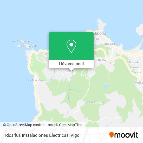 Mapa Ricarlus Instalaciones Eléctricas