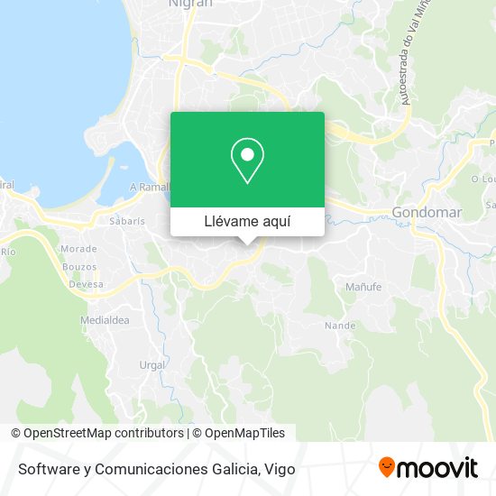 Mapa Software y Comunicaciones Galicia