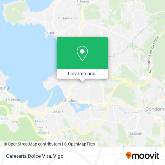 Mapa Cafeteria Dolce Vita