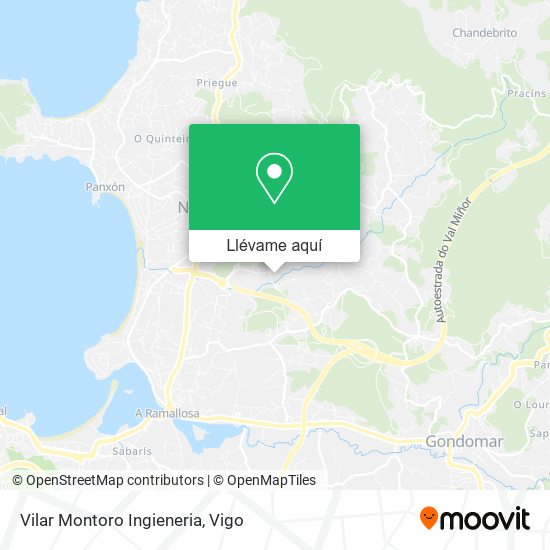Mapa Vilar Montoro Ingieneria