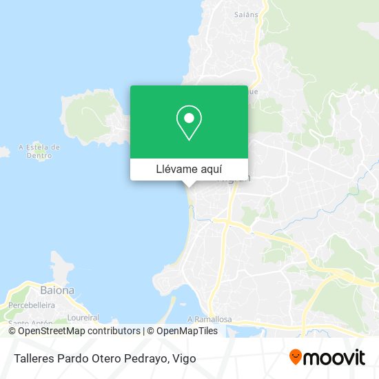 Mapa Talleres Pardo Otero Pedrayo