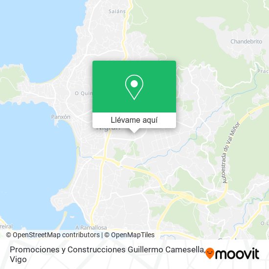 Mapa Promociones y Construcciones Guillermo Camesella