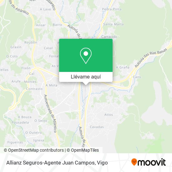 Mapa Allianz Seguros-Agente Juan Campos