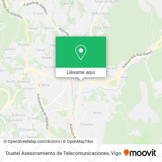 Mapa Duatel Asesoramiento de Telecomunicaciones