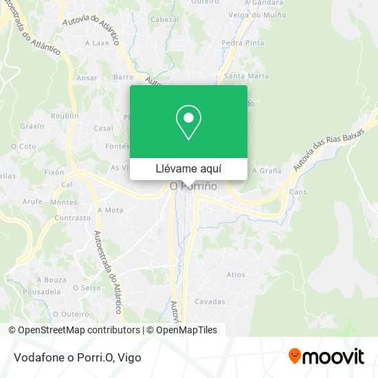 Mapa Vodafone o Porri.O