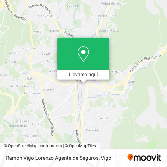 Mapa Ramón Vigo Lorenzo Agente de Seguros