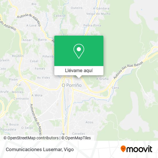 Mapa Comunicaciones Lusemar