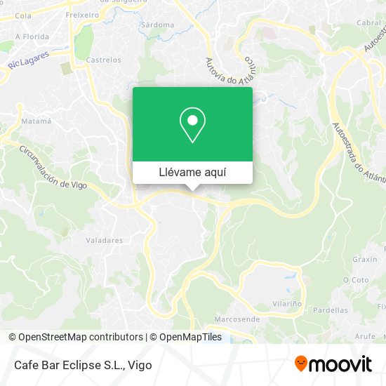 Mapa Cafe Bar Eclipse S.L.