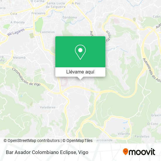 Mapa Bar Asador Colombiano Eclipse