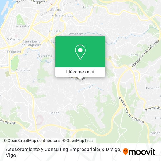 Mapa Asesoramiento y Consulting Empresarial S & D Vigo