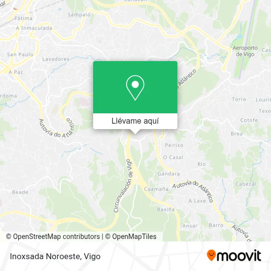 Mapa Inoxsada Noroeste