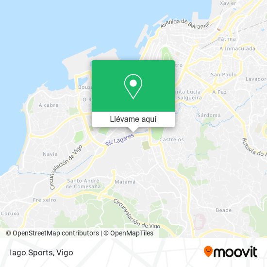 Mapa Iago Sports