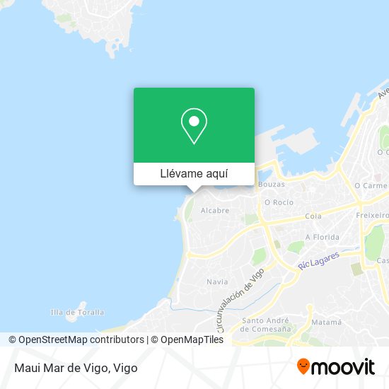 Mapa Maui Mar de Vigo
