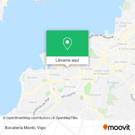 Mapa Bocateria Monki