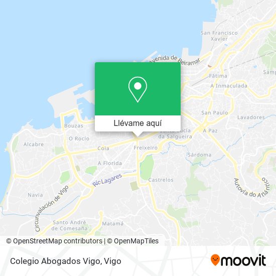 Mapa Colegio Abogados Vigo