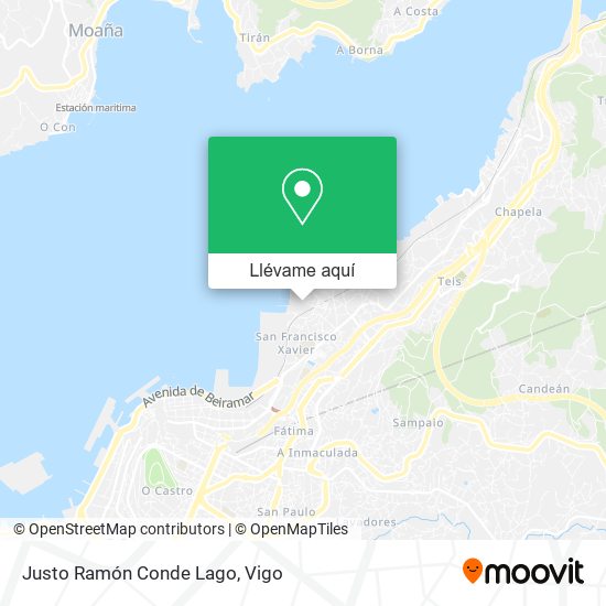 Mapa Justo Ramón Conde Lago