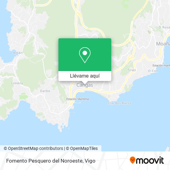 Mapa Fomento Pesquero del Noroeste