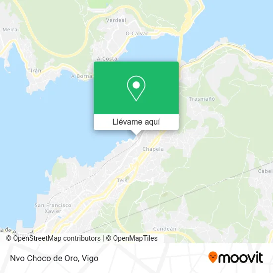 Mapa Nvo Choco de Oro