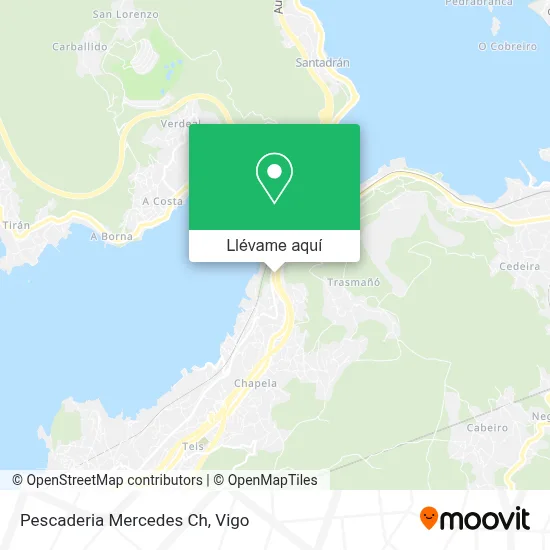 Mapa Pescaderia Mercedes Ch