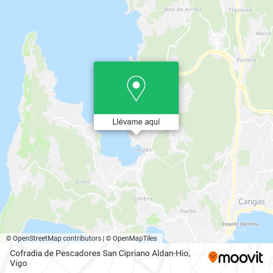 Mapa Cofradia de Pescadores San Cipriano Aldan-Hio