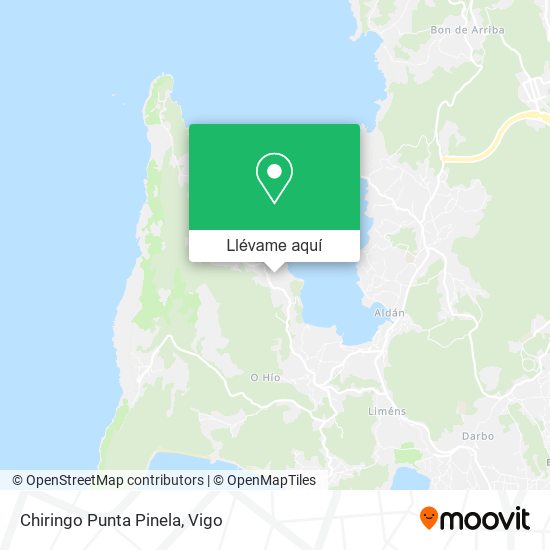 Mapa Chiringo Punta Pinela