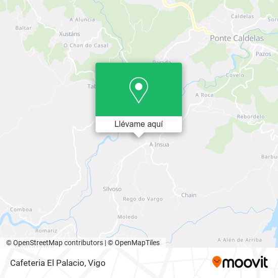 Mapa Cafeteria El Palacio