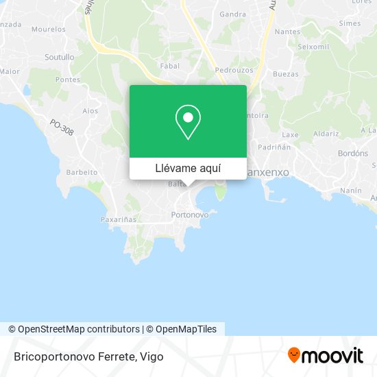 Mapa Bricoportonovo Ferrete