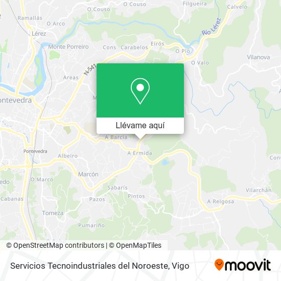 Mapa Servicios Tecnoindustriales del Noroeste