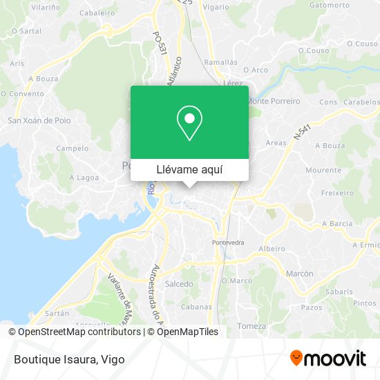 Mapa Boutique Isaura