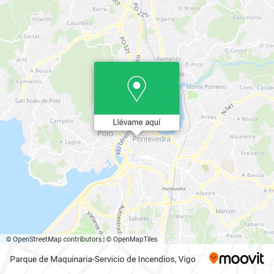 Mapa Parque de Maquinaria-Servicio de Incendios