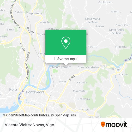 Mapa Vicente Vieitez Novas