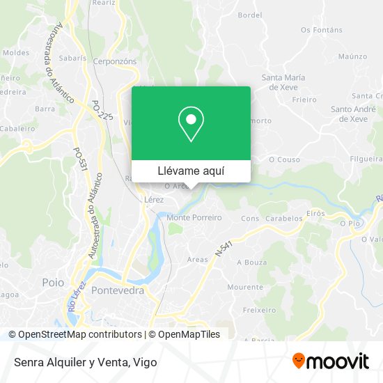 Mapa Senra Alquiler y Venta