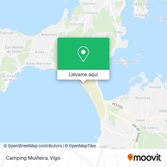 Mapa Camping Muiñeira
