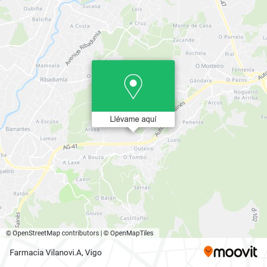 Mapa Farmacia Vilanovi.A