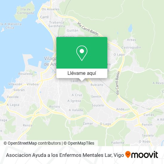 Mapa Asociacion Ayuda a los Enfermos Mentales Lar