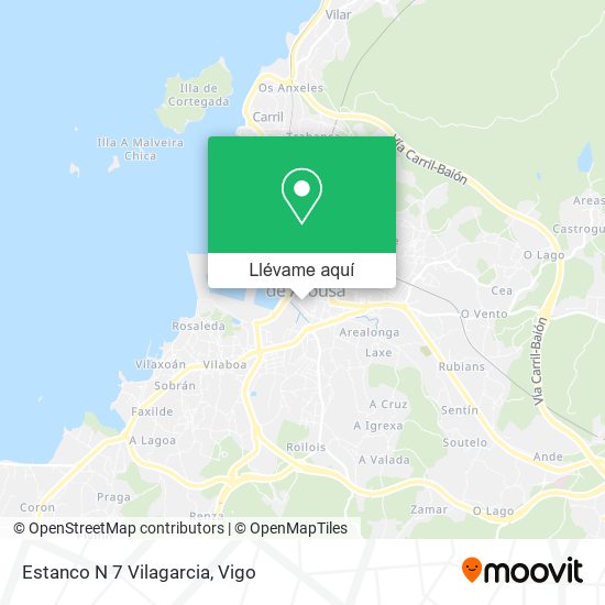 Mapa Estanco N 7 Vilagarcia