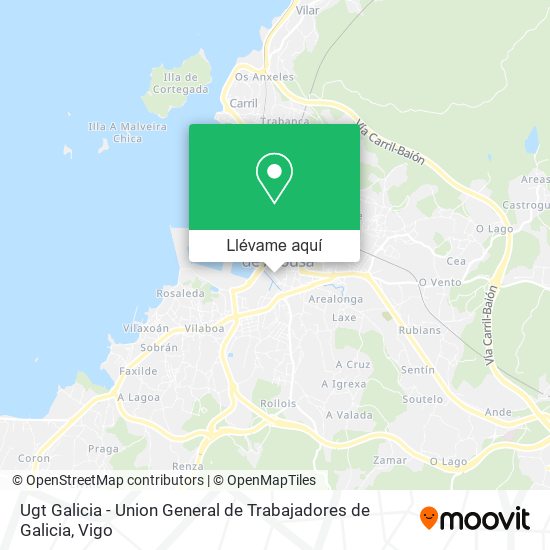 Mapa Ugt Galicia - Union General de Trabajadores de Galicia