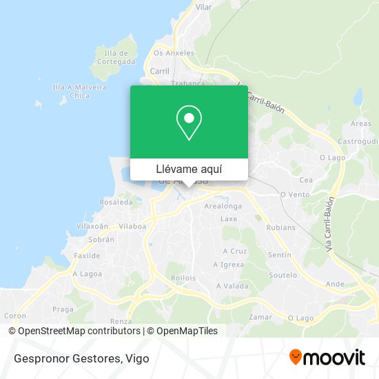 Mapa Gespronor Gestores