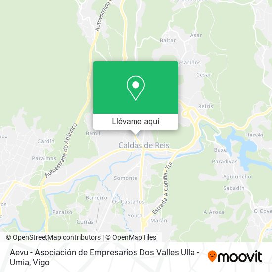 Mapa Aevu - Asociación de Empresarios Dos Valles Ulla - Umia