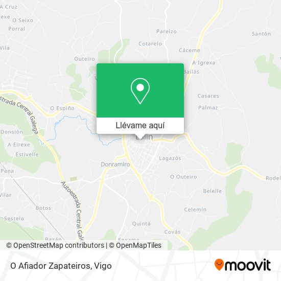Mapa O Afiador Zapateiros