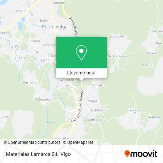 Mapa Materiales Lamarca S.L