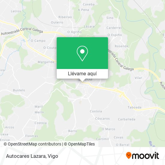 Mapa Autocares Lazara