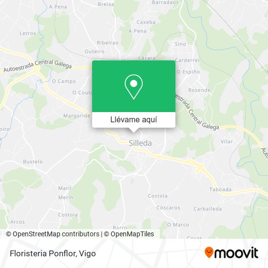 Mapa Floristeria Ponflor