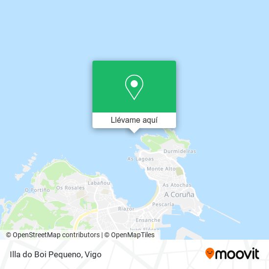 Mapa Illa do Boi Pequeno