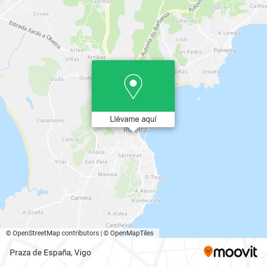 Mapa Praza de España